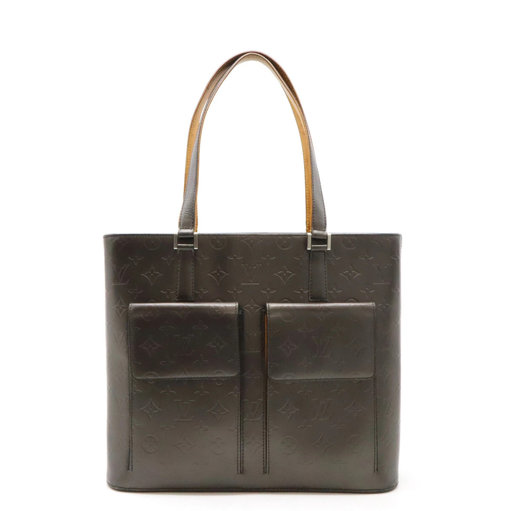 LOUIS VUITTON Monogram Matte Wilwood Tote Bag Shoulder Noir Black